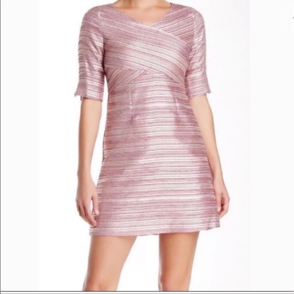 CeCe Pink Mini Shift Dress - Picture 1 of 15